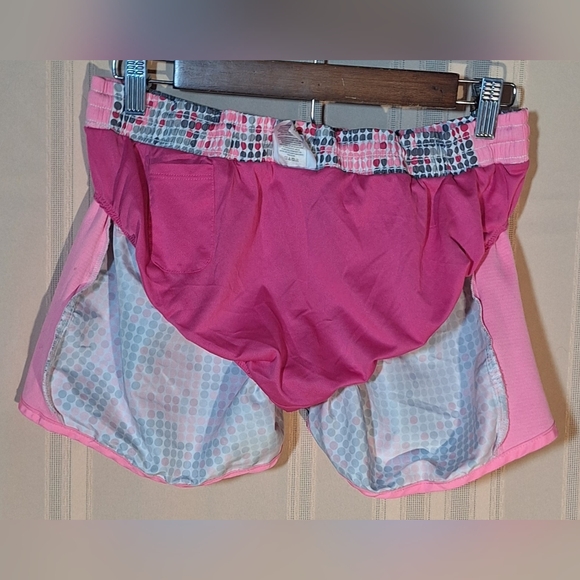 DANSKIN NOW Pink and Gray Athletic Shorts - Picture 4 of 6